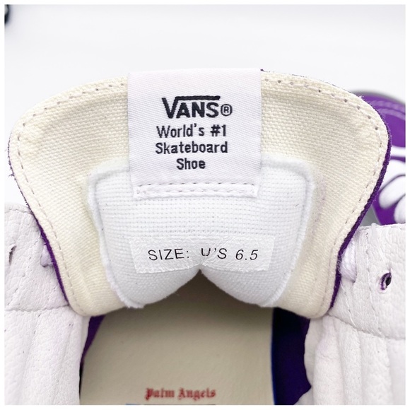 Vans Palm Angels Purple/Chipmunk SK8-Hi Reissue Sneakers - Picture 13 of 13
